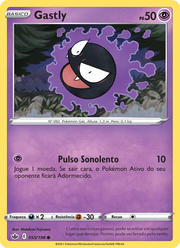 Gastly Reinado Arrepiante 55/198