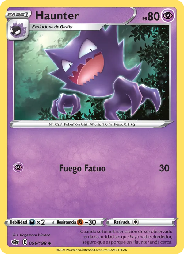 Haunter Reinado Escalofriante 56/198