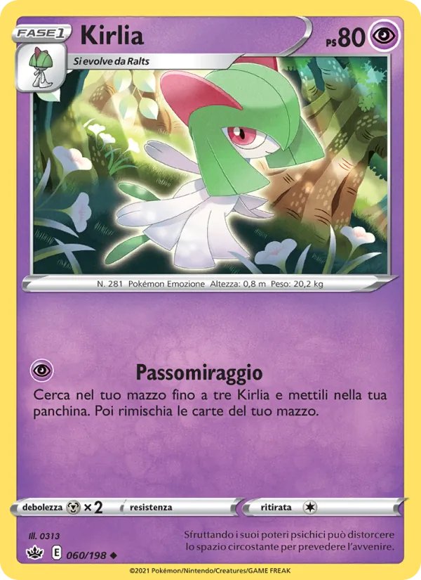 Kirlia Regno Glaciale 60/198