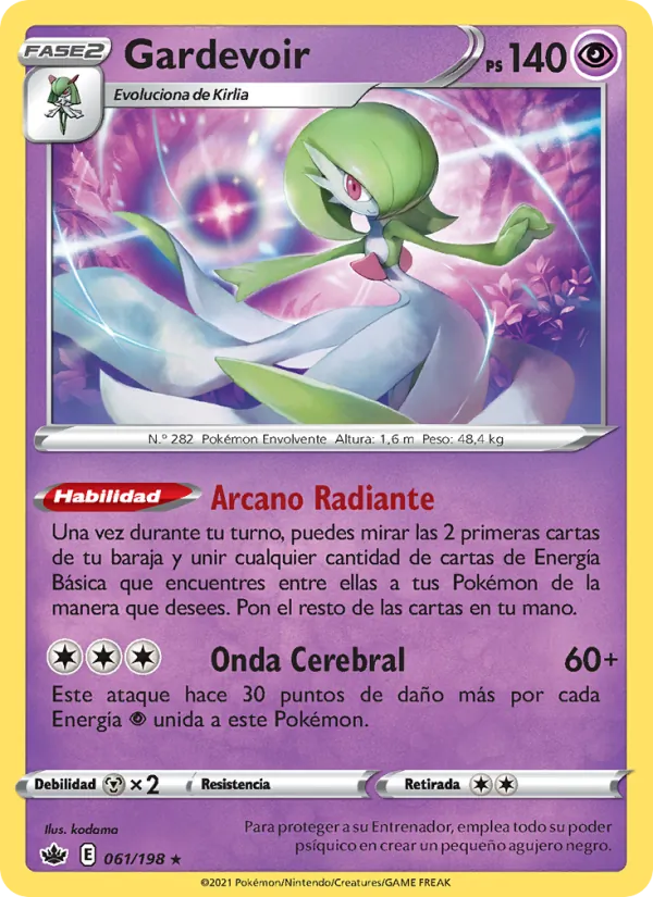 Gardevoir Reinado Escalofriante 61/198