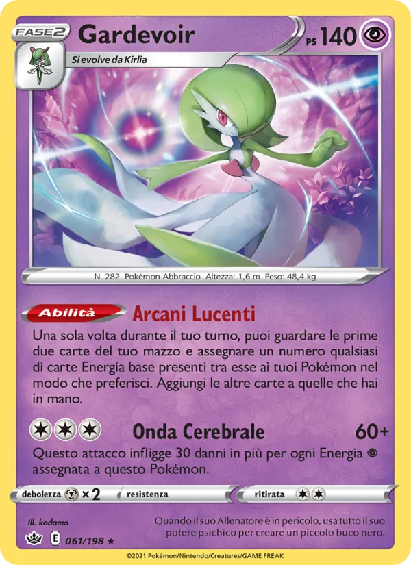 Gardevoir Regno Glaciale 61/198