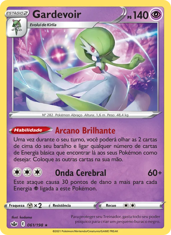 Gardevoir Reinado Arrepiante 61/198
