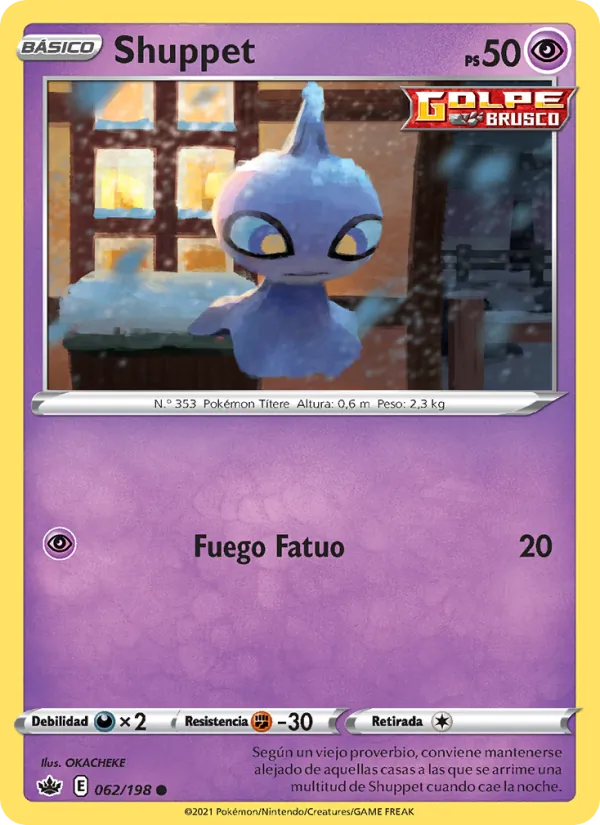 Shuppet Reinado Escalofriante 62/198