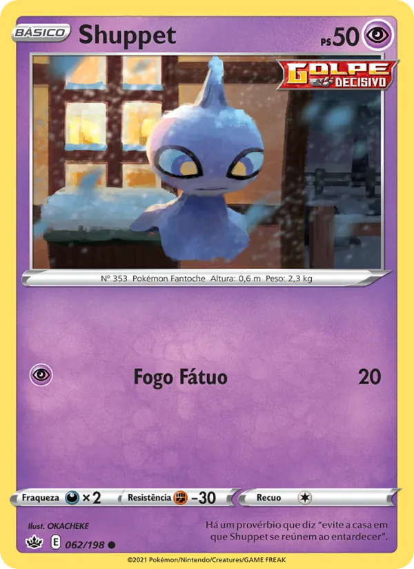 Shuppet Reinado Arrepiante 62/198