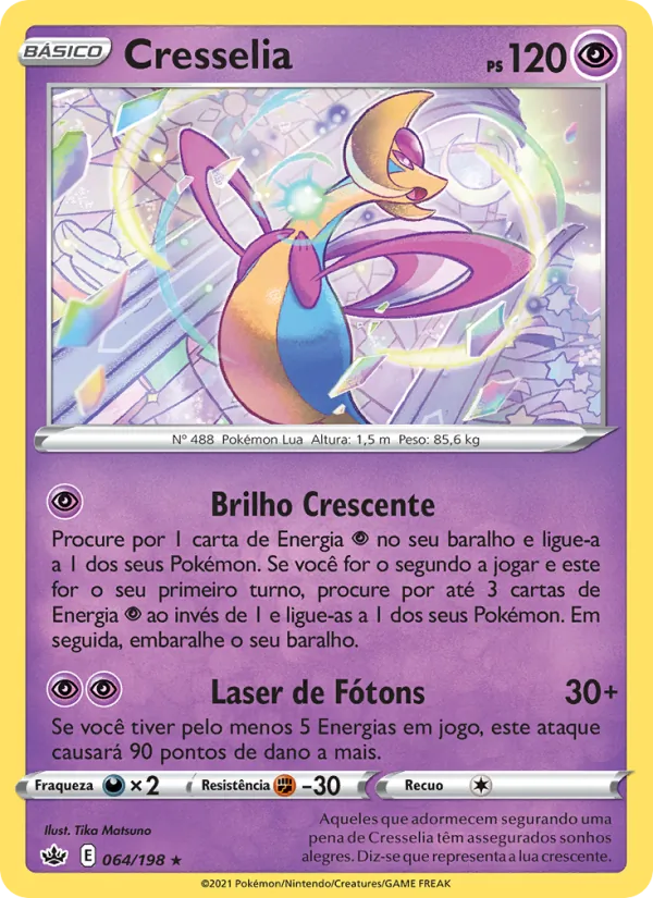 Cresselia Reinado Arrepiante 64/198