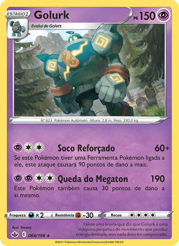 Golurk Reinado Arrepiante 66/198