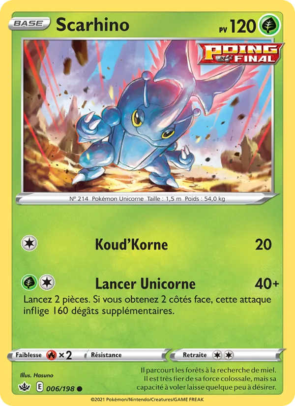 Scarhino Règne de Glace 6/198