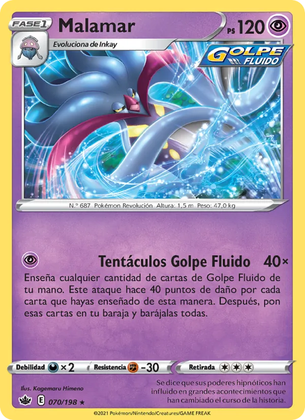 Malamar Reinado Escalofriante 70/198