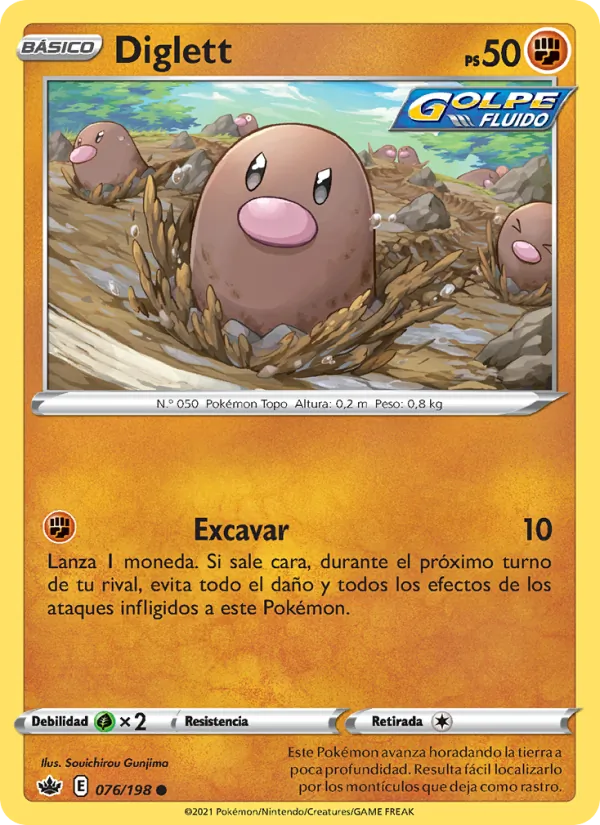 Diglett Reinado Escalofriante 76/198