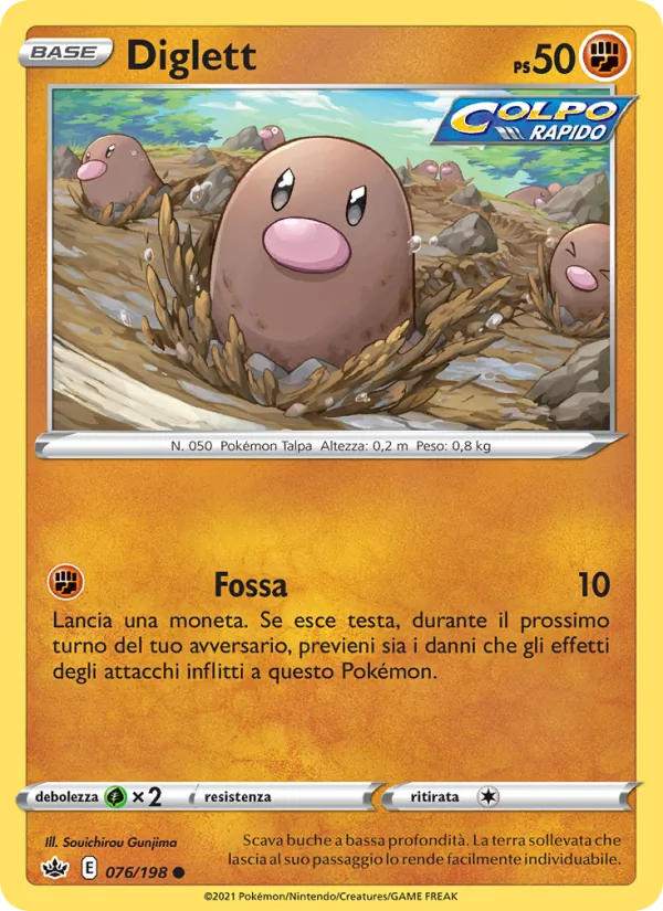 Diglett Regno Glaciale 76/198