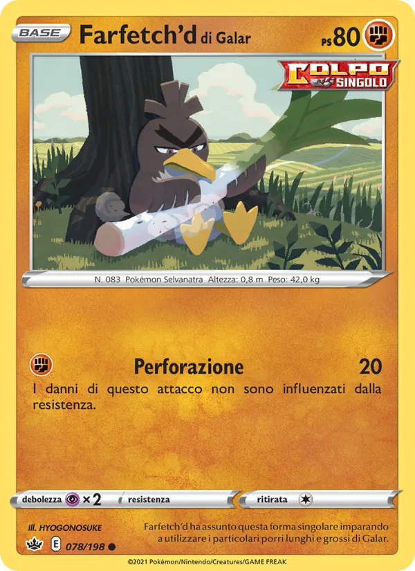Farfetch'd di Galar Regno Glaciale 78/198