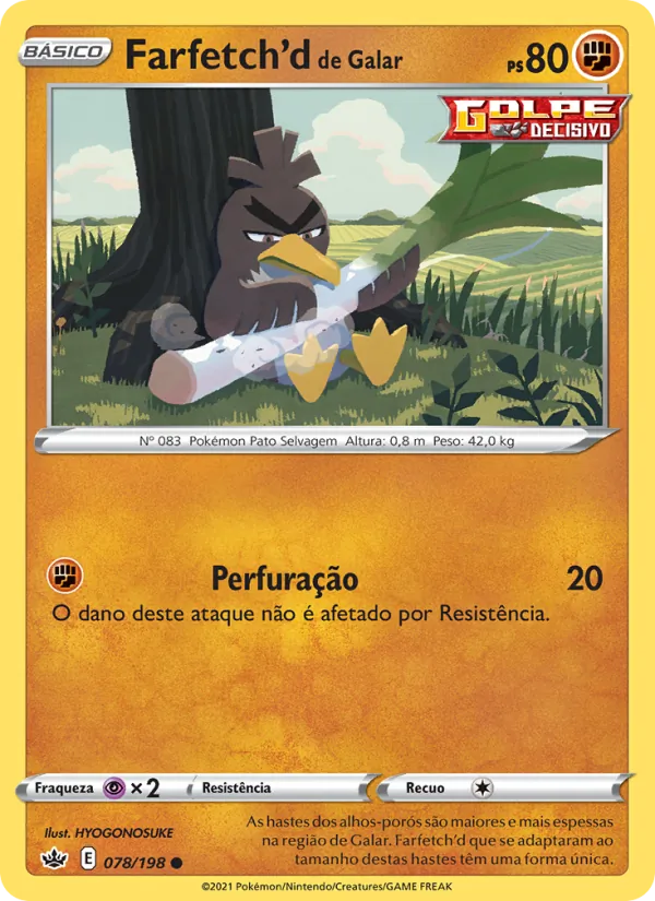 Farfetch'd de Galar Reinado Arrepiante 78/198