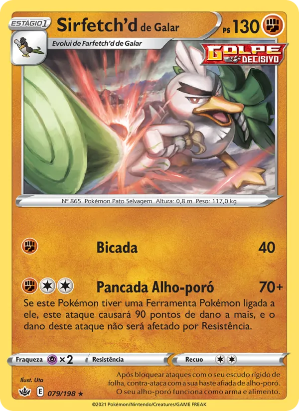 Sirfetch'd de Galar Reinado Arrepiante 79/198