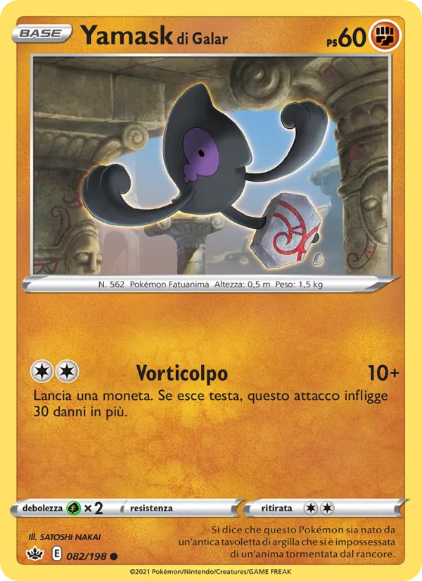 Yamask di Galar Regno Glaciale 82/198