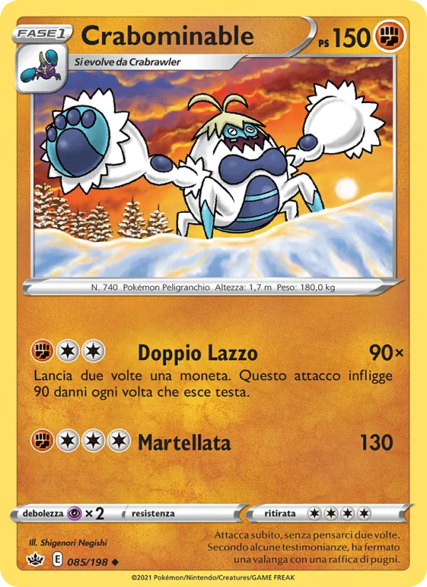 Crabominable Regno Glaciale 85/198