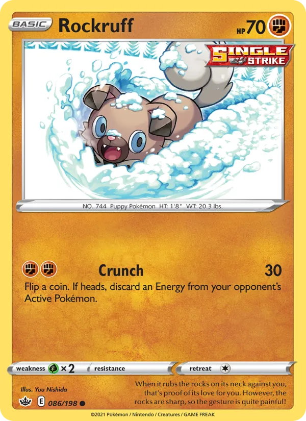 Rockruff Chilling Reign 86/198