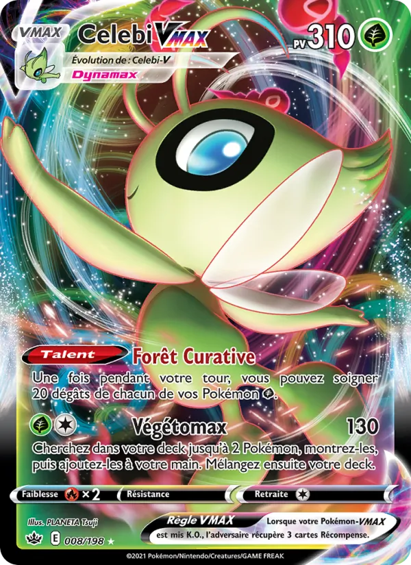 Celebi VMAX Règne de Glace 8/198