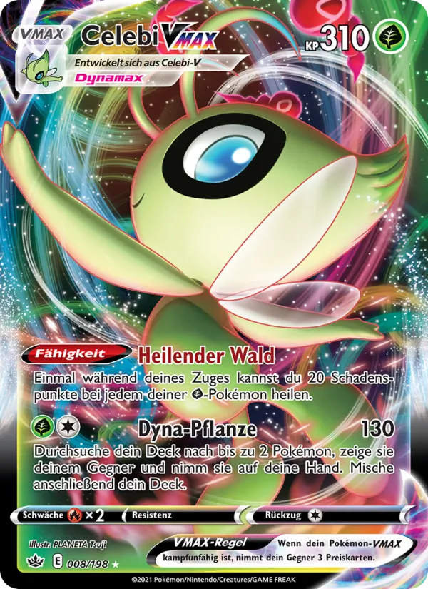 Celebi VMAX Schaurige Herrschaft 8/198