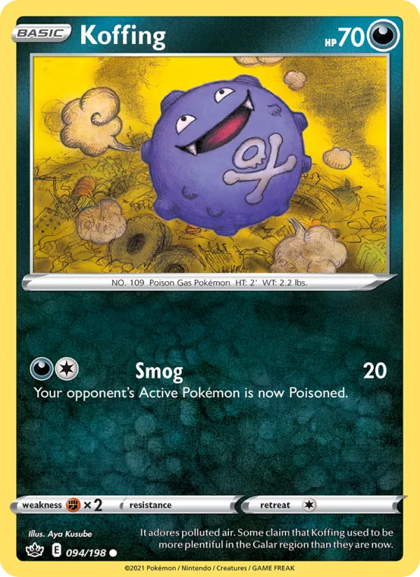 Koffing Chilling Reign 94/198