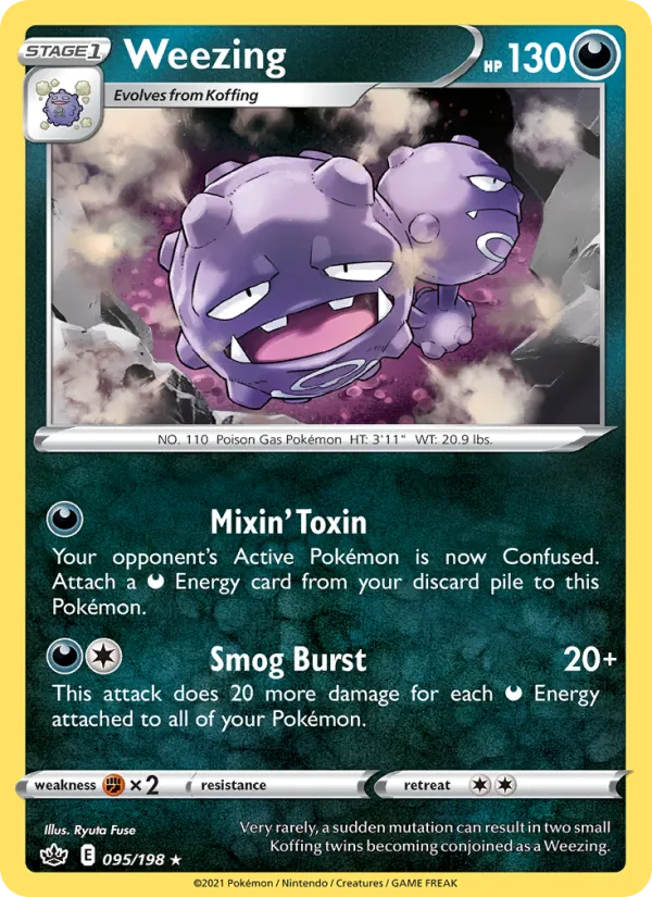Weezing Chilling Reign 95/198