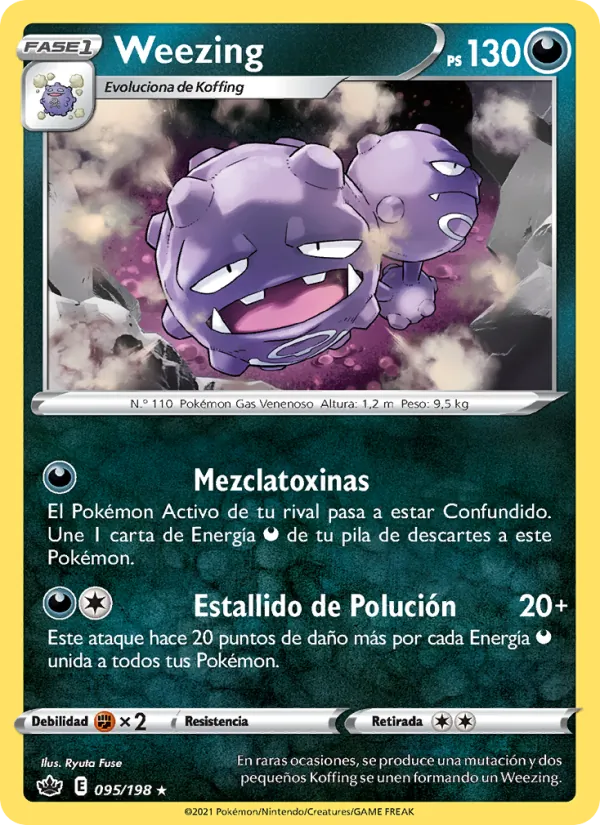 Weezing Reinado Escalofriante 95/198