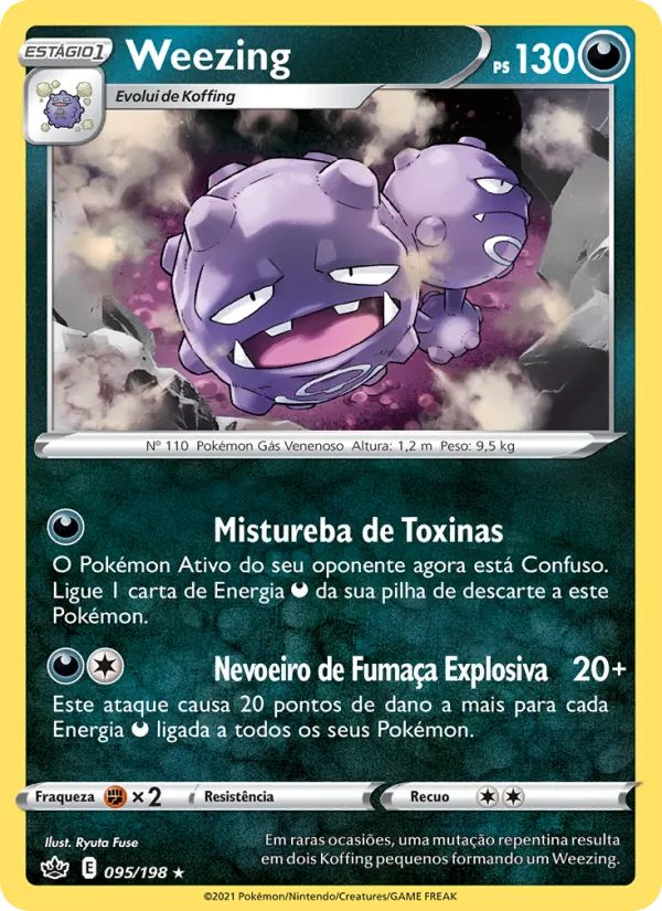 Weezing Reinado Arrepiante 95/198