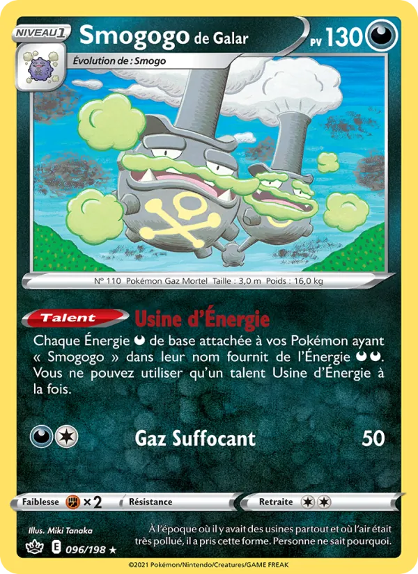 Smogogo de Galar Règne de Glace 96/198