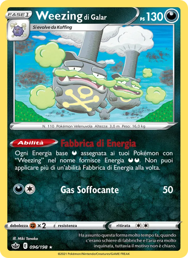 Weezing di Galar Regno Glaciale 96/198