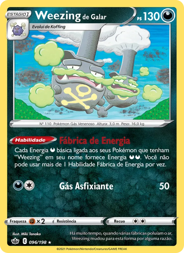 Weezing de Galar Reinado Arrepiante 96/198
