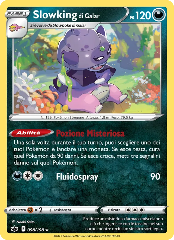 Slowking di Galar Regno Glaciale 98/198