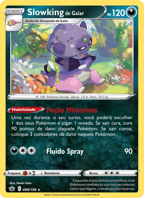 Slowking de Galar Reinado Arrepiante 98/198