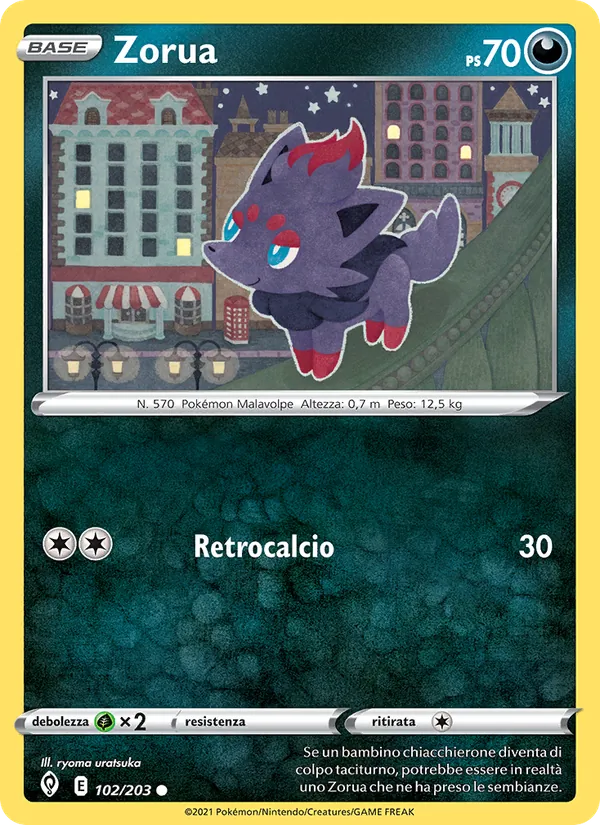 Zorua Evoluzioni Eteree 102/203