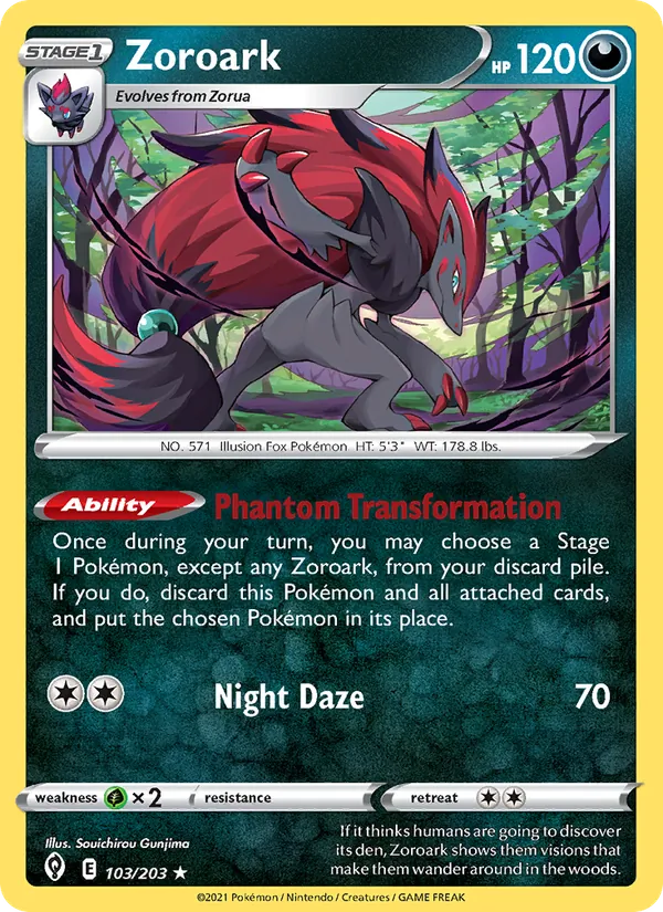 Zoroark Evolving Skies 103/203