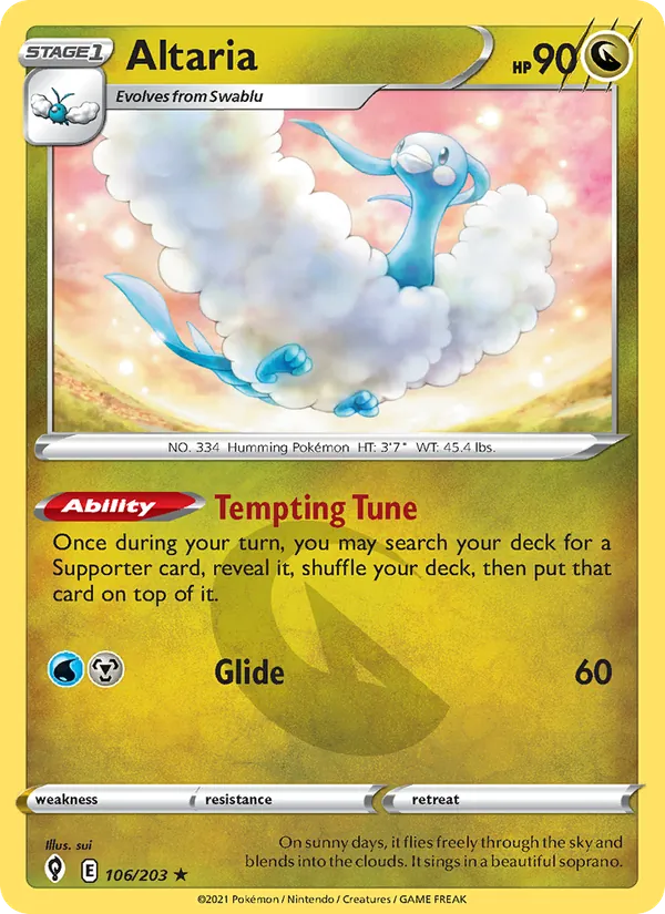Altaria Evolving Skies 106/203