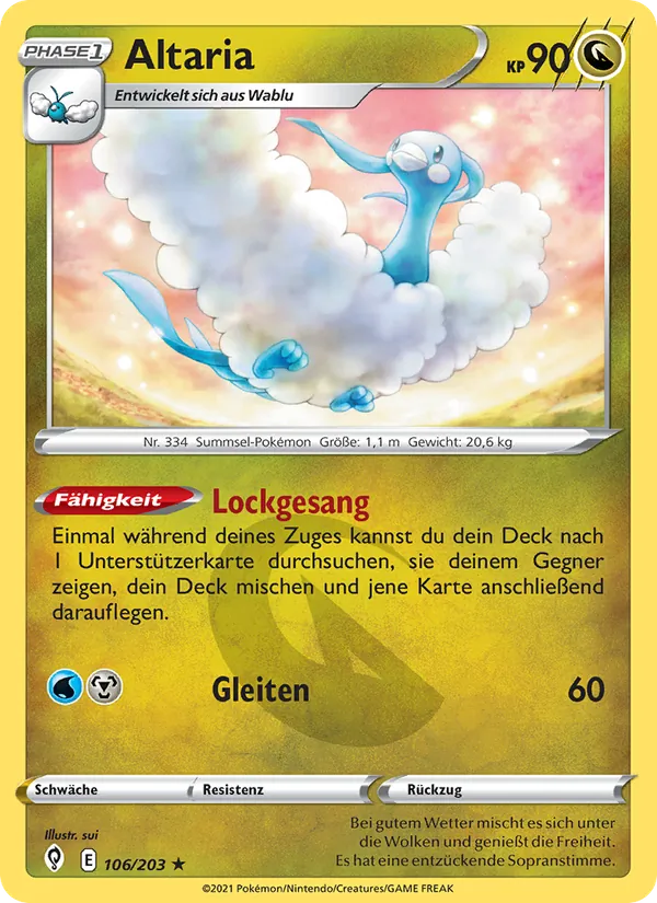 Altaria Drachenwandel 106/203