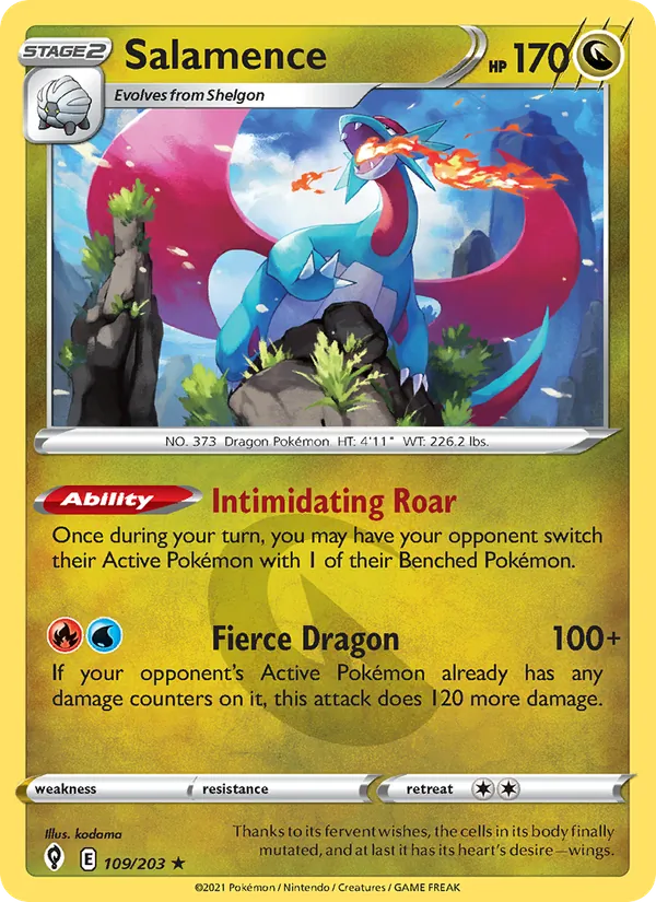 Salamence Evolving Skies 109/203