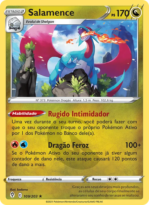 Salamence Céus em Evolução 109/203