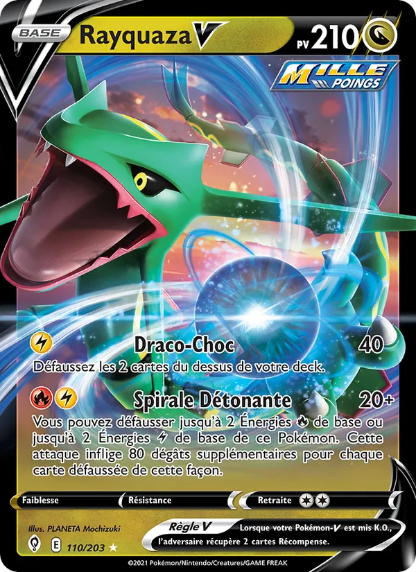 Rayquaza V Évolution Céleste 110/203