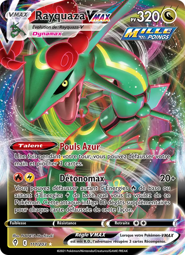 Rayquaza VMAX Évolution Céleste 111/203