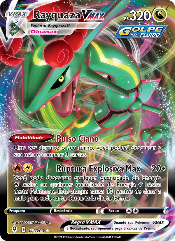 Rayquaza VMAX Céus em Evolução 111/203
