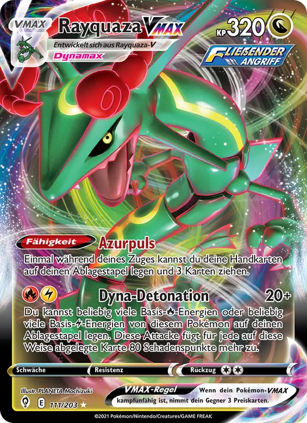 Rayquaza VMAX Drachenwandel 111/203
