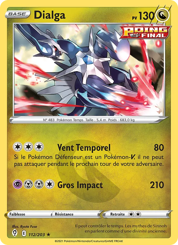 Dialga Évolution Céleste 112/203