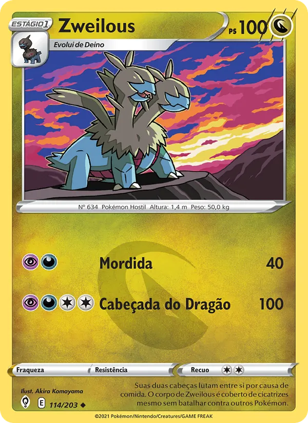 Zweilous Céus em Evolução 114/203