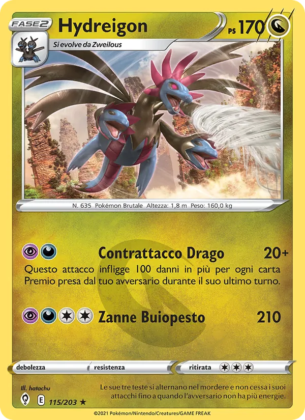 Hydreigon Evoluzioni Eteree 115/203