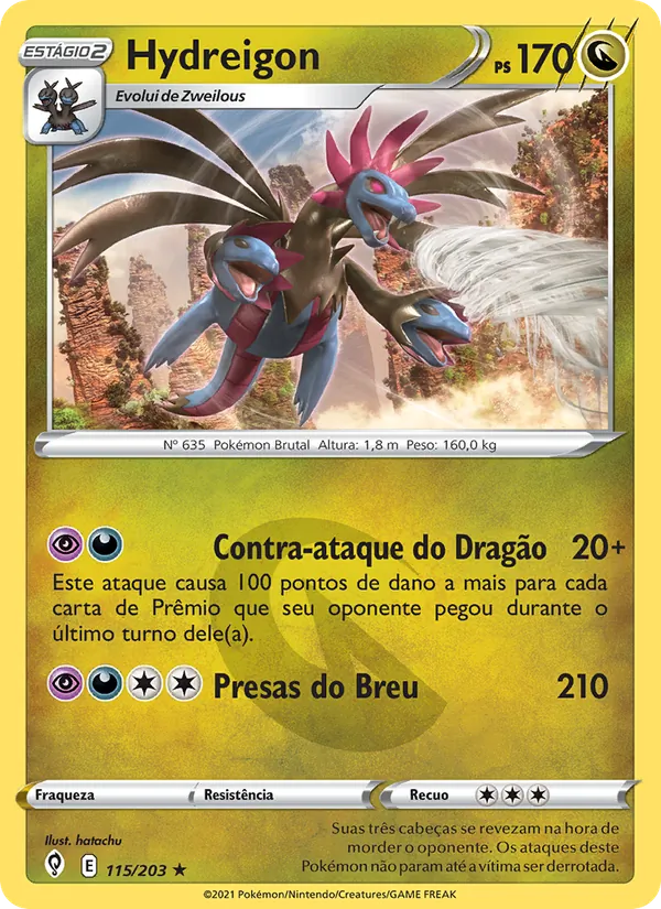 Hydreigon Céus em Evolução 115/203