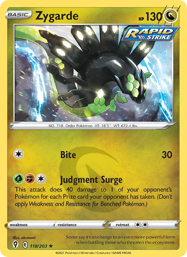 Zygarde Evolving Skies 118/203