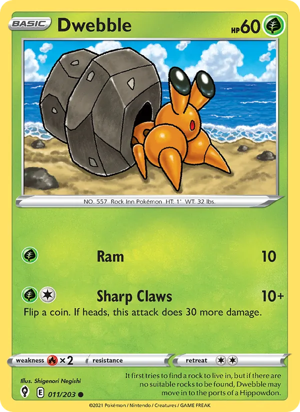 Dwebble Evolving Skies 11/203