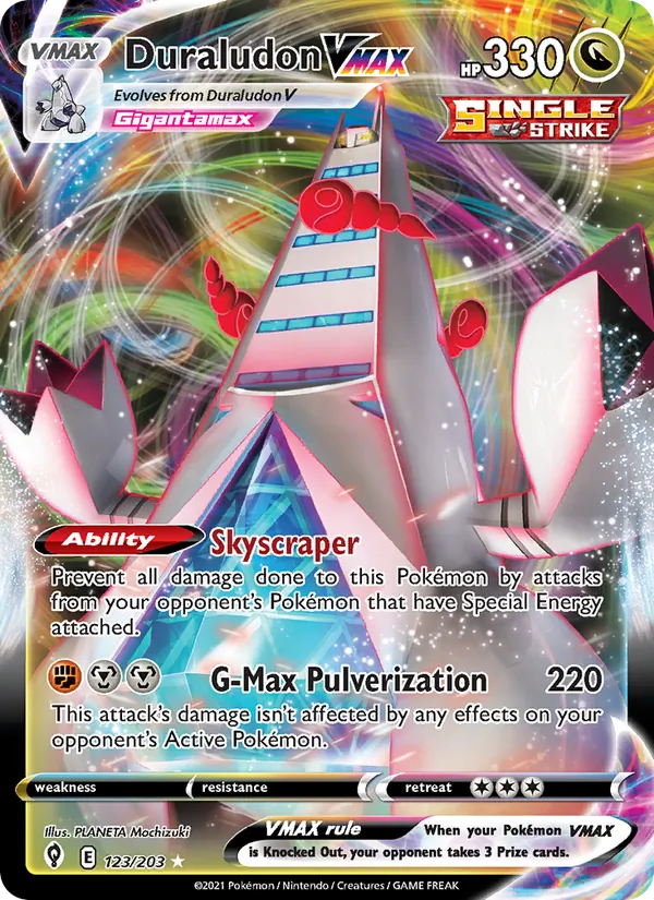Duraludon VMAX Evolving Skies 123/203