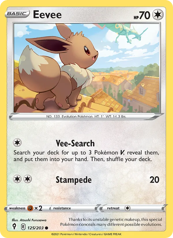 Eevee Evolving Skies 125/203