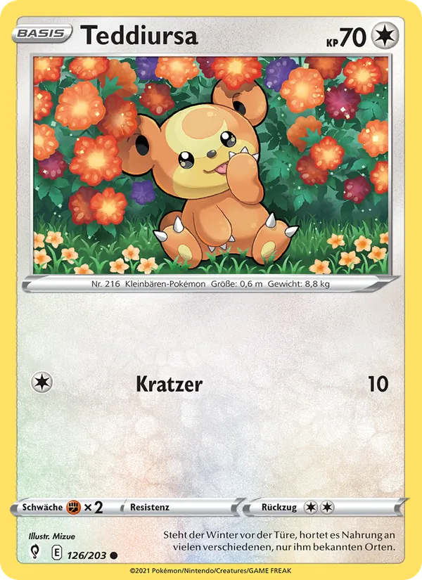 Teddiursa Drachenwandel 126/203